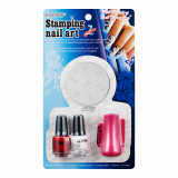 KONAD Self nail art _DIY stamping set_ D set_ self nail kit_